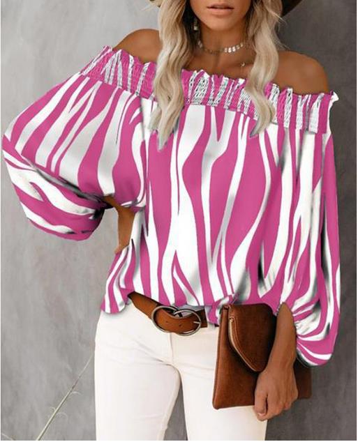 Sexy Off-shoulder Fashion Shirt
