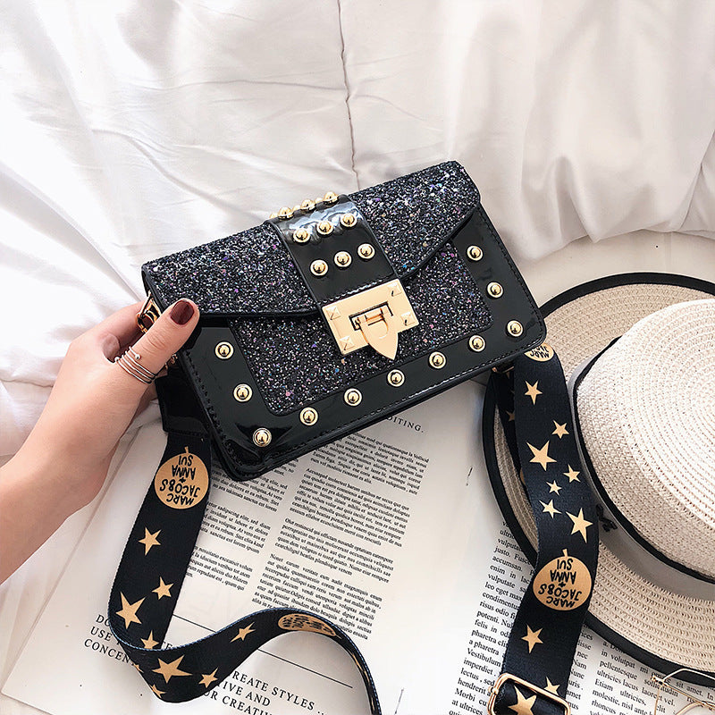 Cross-body Bag with rivets- Small