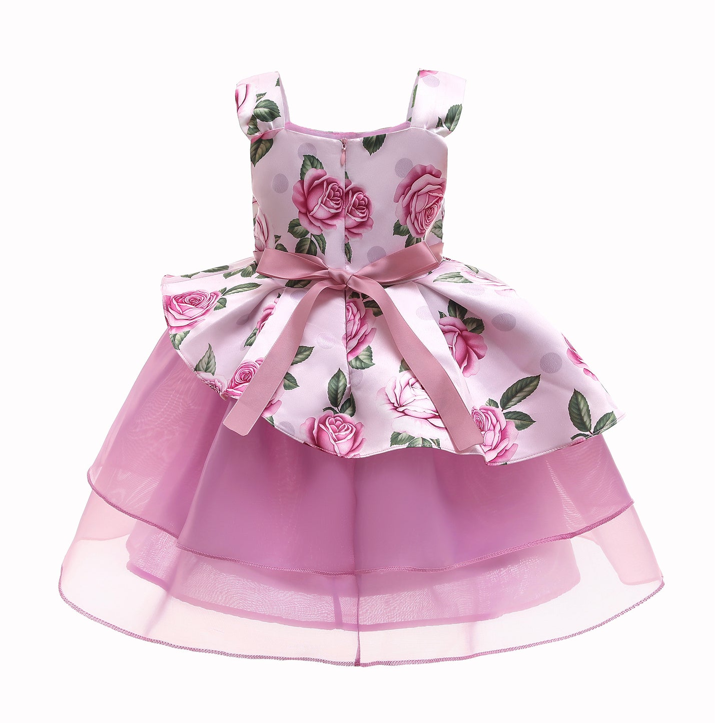 Printed puffy Princess Dress