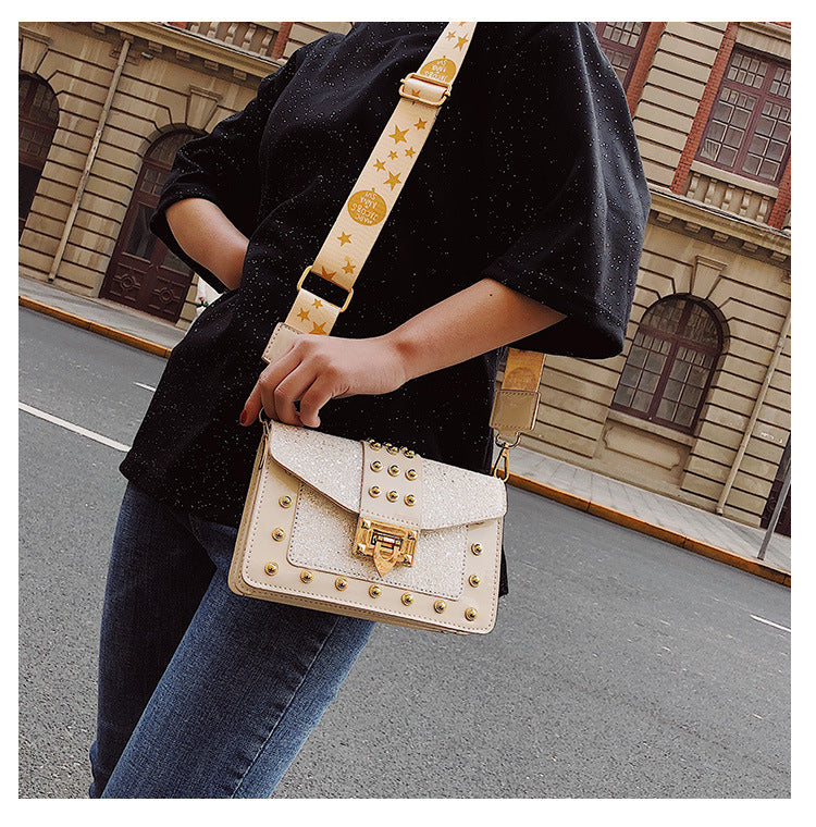 Cross-body Bag with rivets - Small