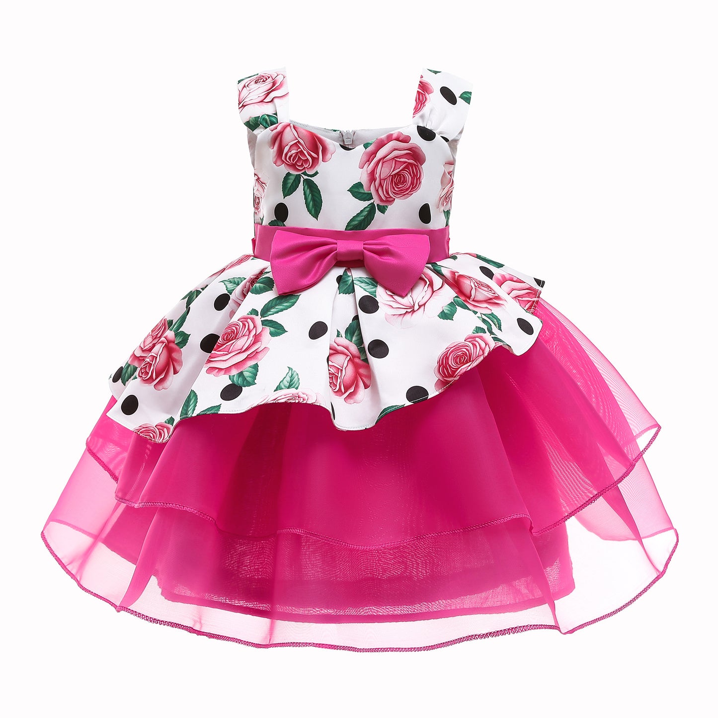 Printed puffy Princess Dress