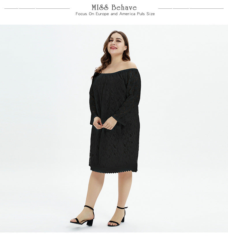 Lace Off The Shoulder Dress