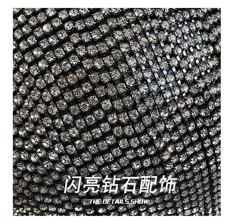 Tassel Rhinestone Ball Purse