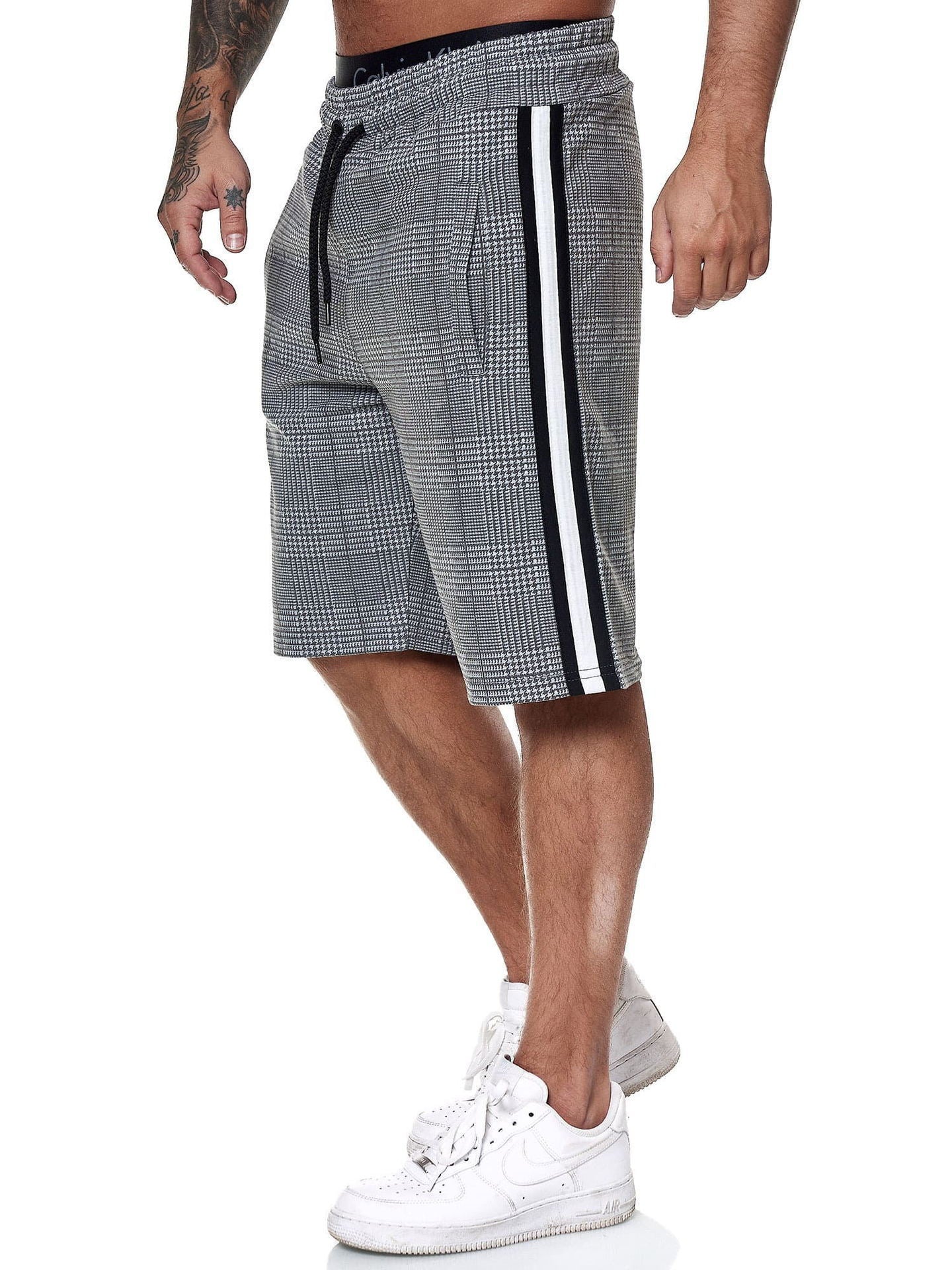 Plaid Casual Men's Shorts