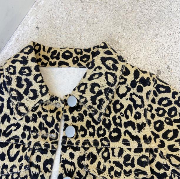 Leopard Print Jacket with Black Dress