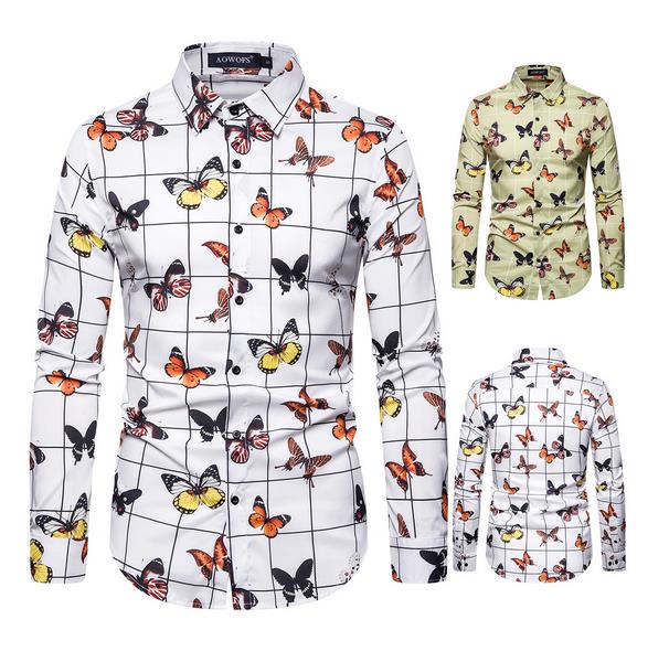 Men's Printed Slim Fit Shirt