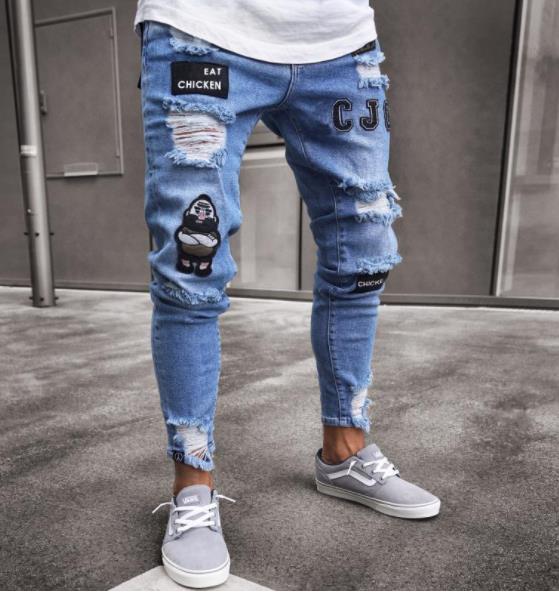Trendy Denim Jeans - Slim Fit