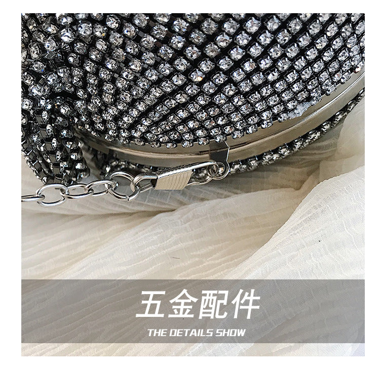 Tassel Rhinestone Ball Purse