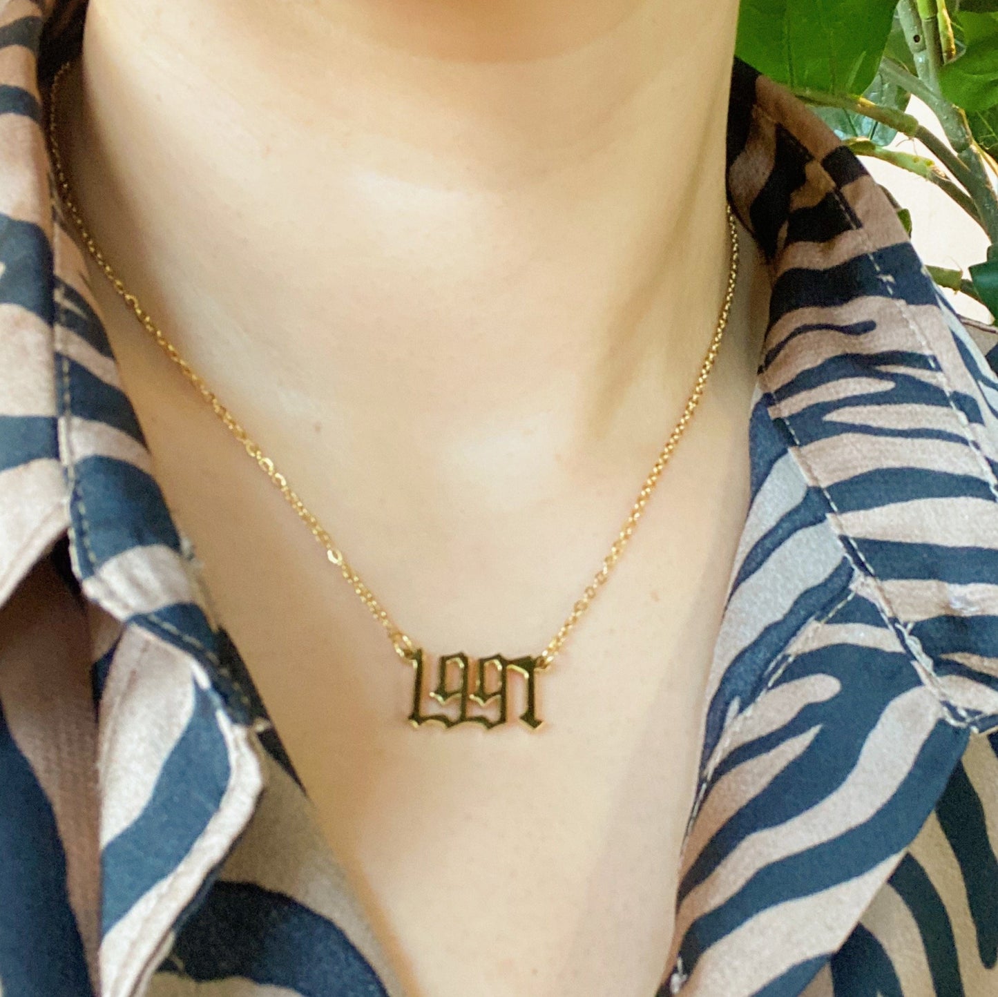 BIRTH YEAR NECKLACE