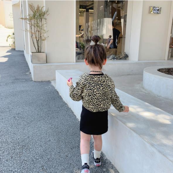 Leopard Print Jacket with Black Dress