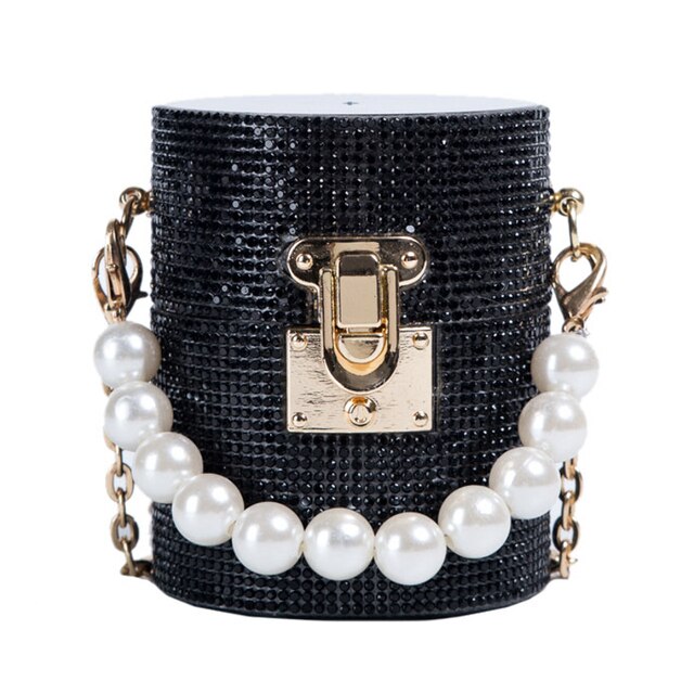 Pearl rhinestone bag