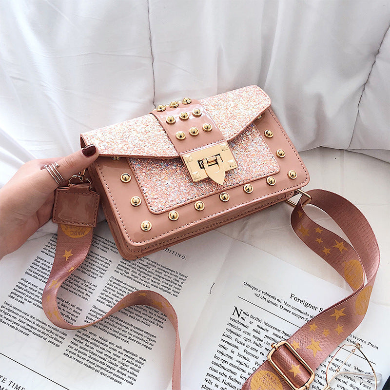 Cross-body Bag with rivets- Small