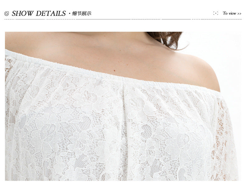 Lace Off The Shoulder Dress