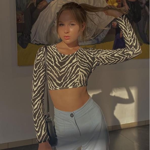 Navel Lace Up Top