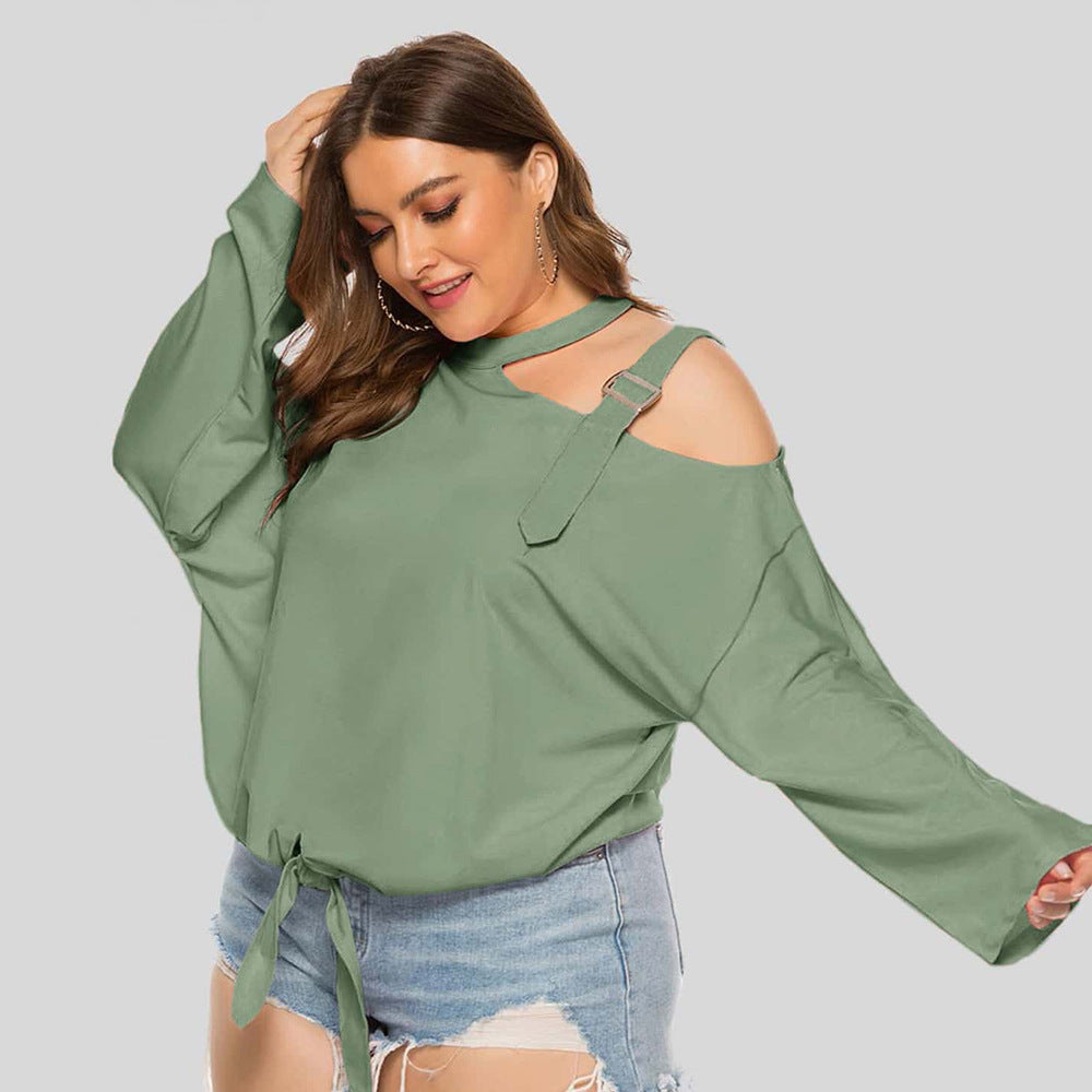 Trendy Cold Shoulder Top