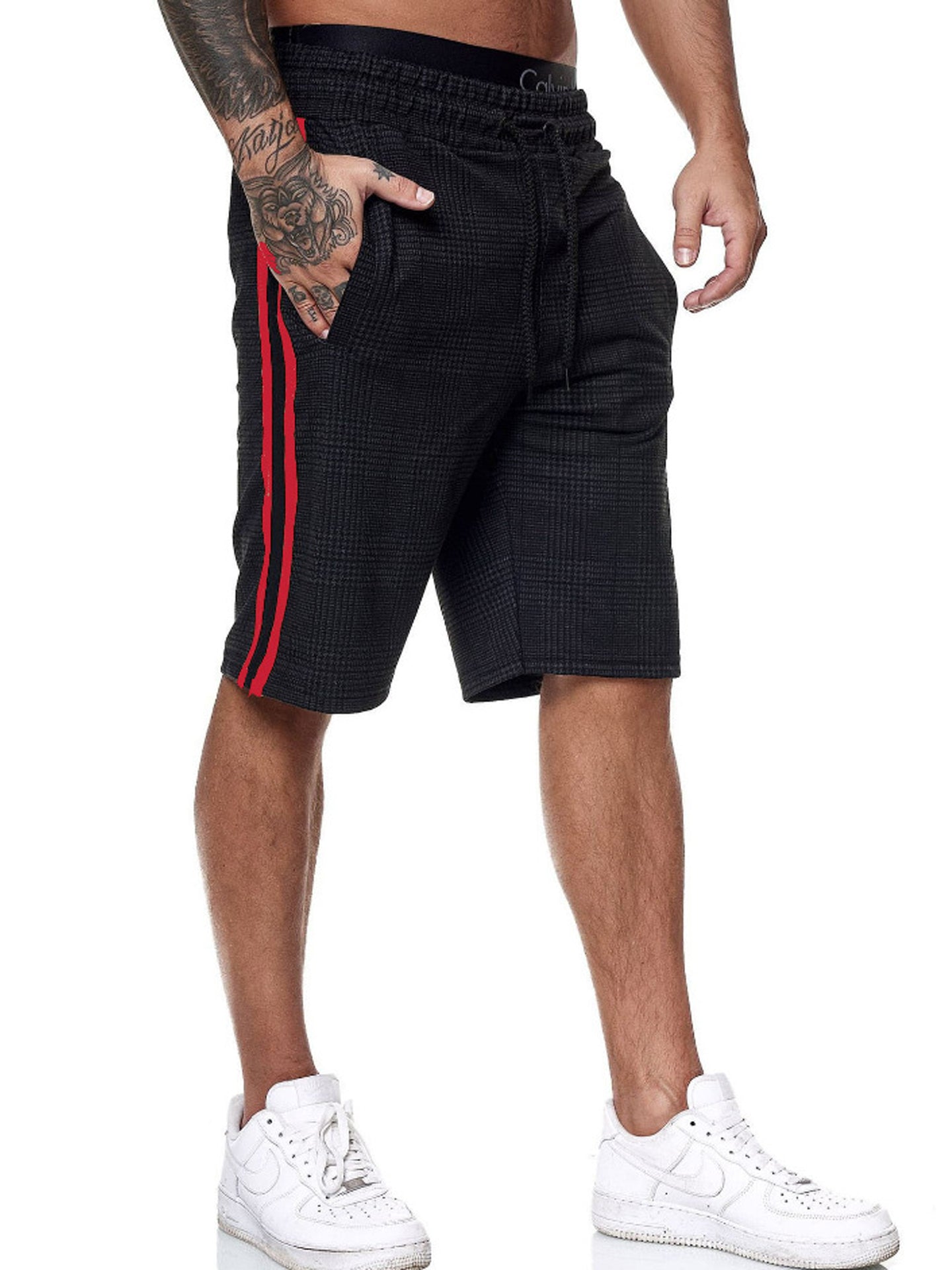 Plaid Casual Men's Shorts