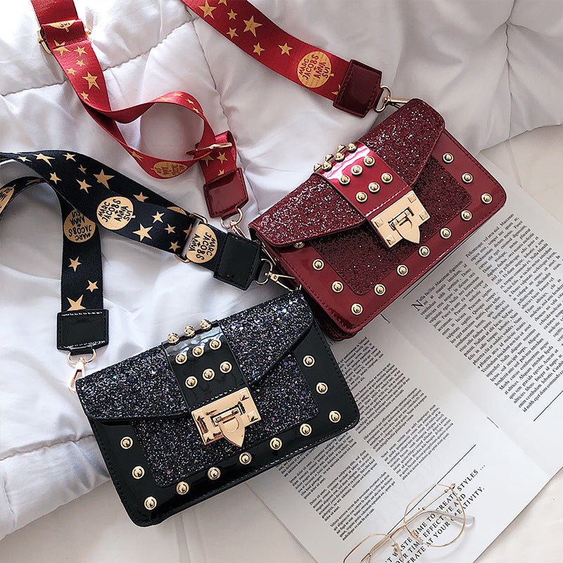 Cross-body Bag with rivets- Small