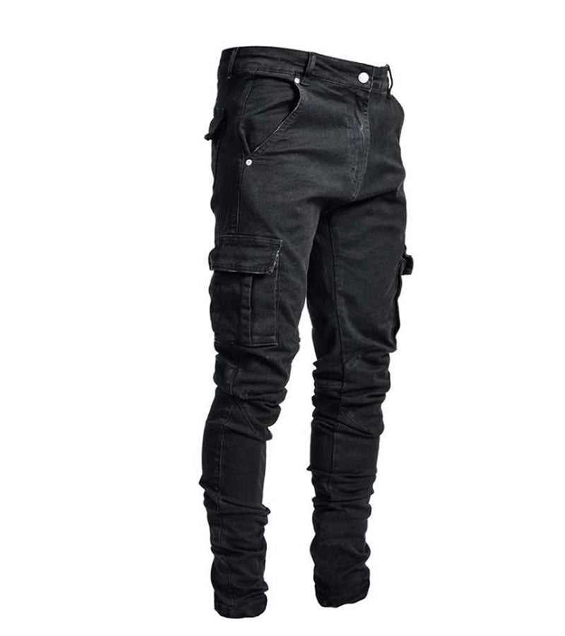 Skinny jeans with side pockets