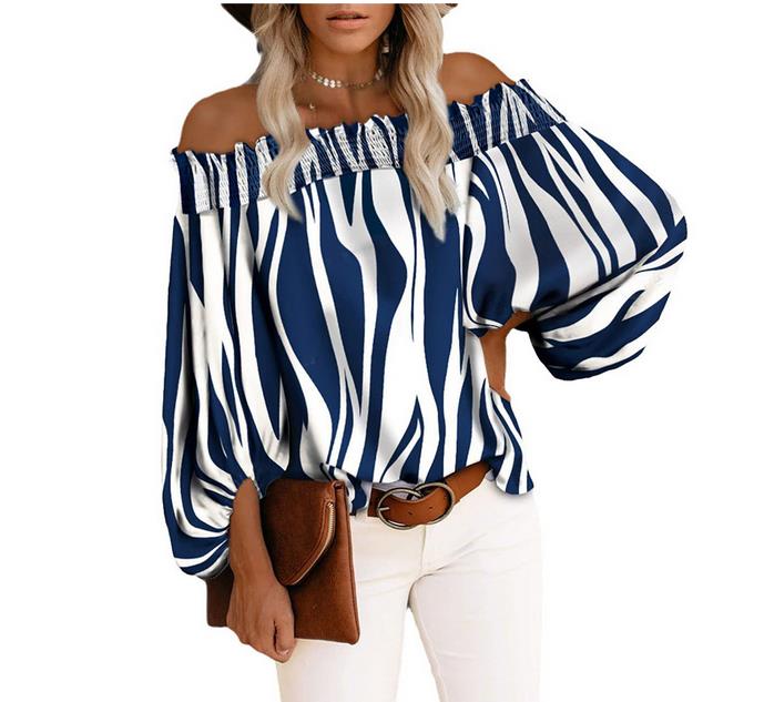 Sexy Off-shoulder Fashion Shirt
