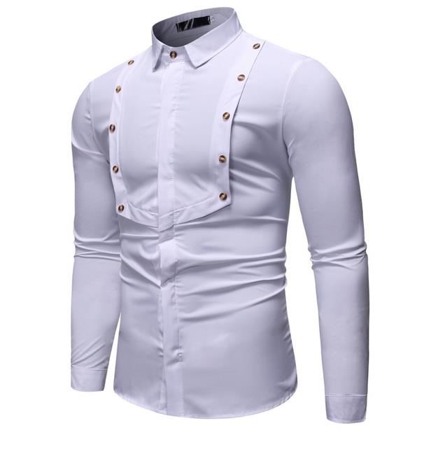 Updated Western Style Men's Shirt - Slim Fit