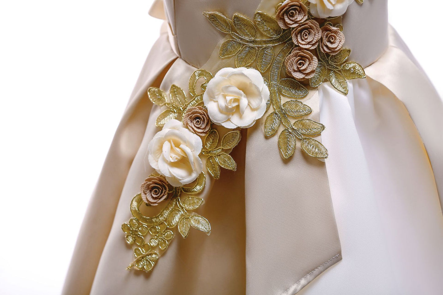 Girl's embroidered Princess style dress