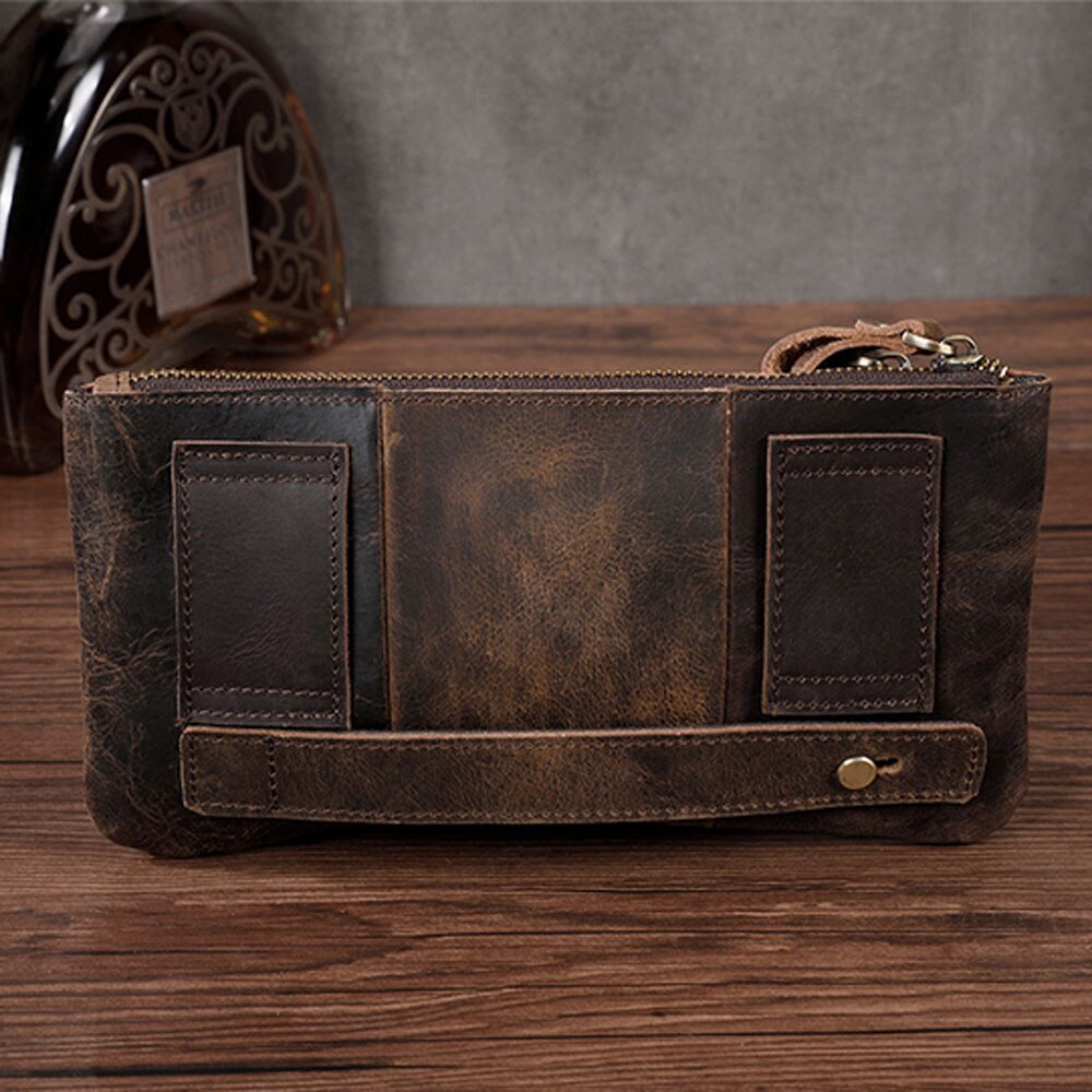 Genuine Leather Men's Fanny Pack/Cross Body Bag