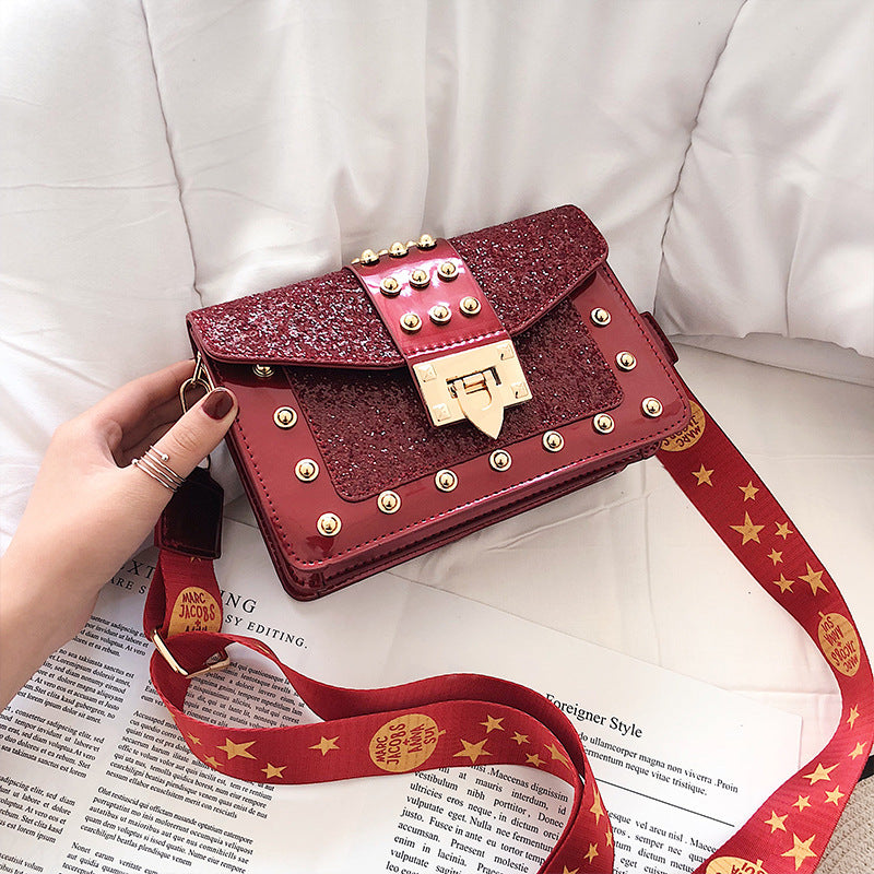 Cross-body Bag with rivets- Small