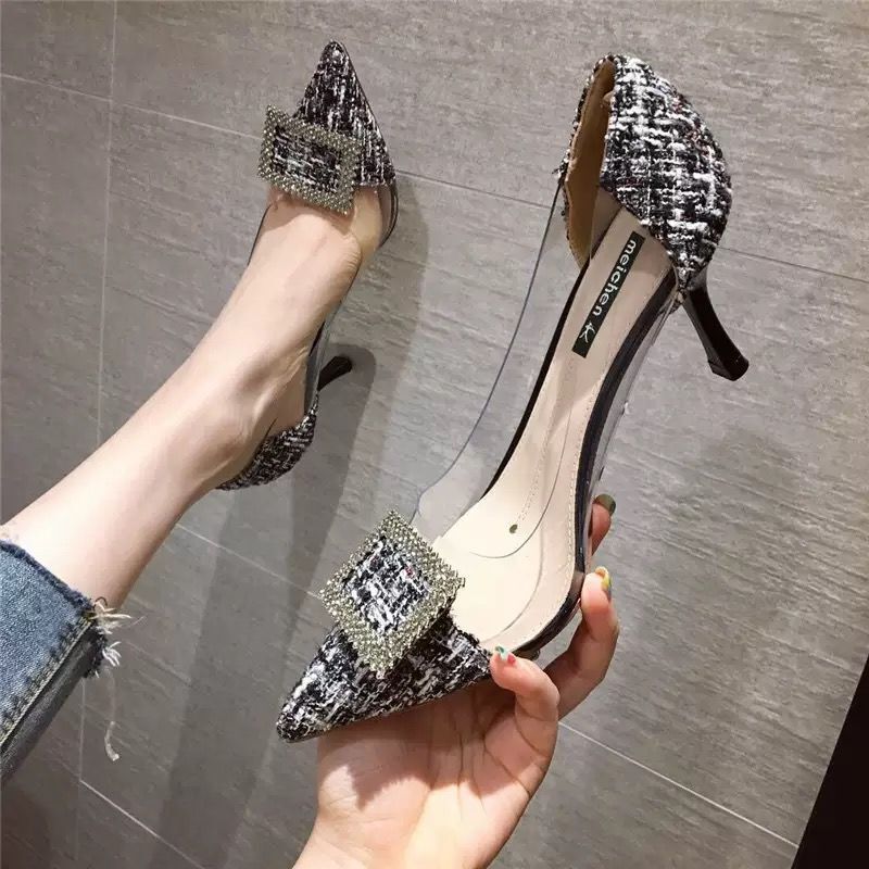 Luxury Women Transparent High Heels