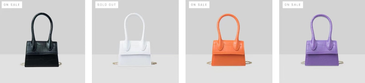 Mini Purse with Handle and Shoulder Chain