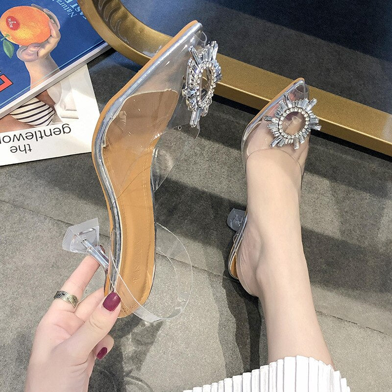 Luxury Women Transparent High Heels
