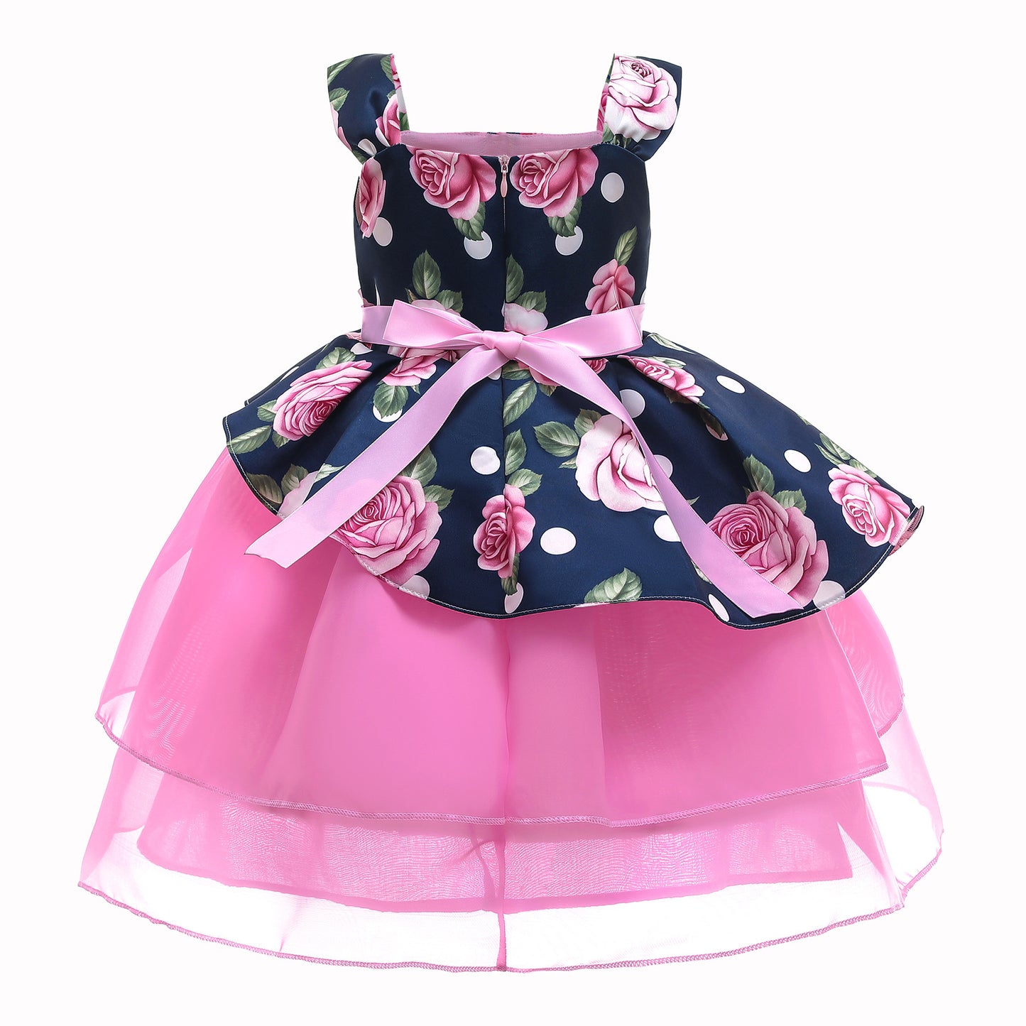 Printed puffy Princess Dress