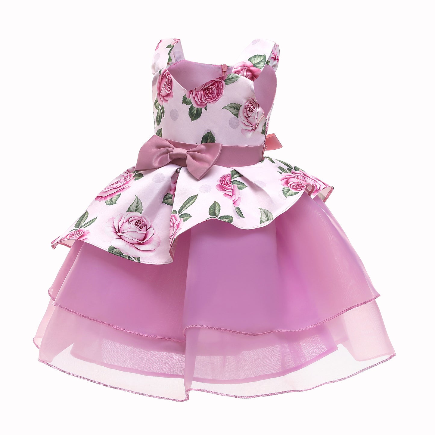 Printed puffy Princess Dress