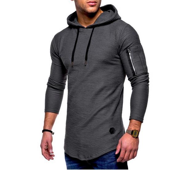 Fashion Hooded Men's Casual Long Sleeve Sweater