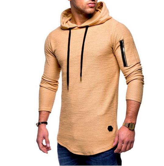 Fashion Hooded Men's Casual Long Sleeve Sweater