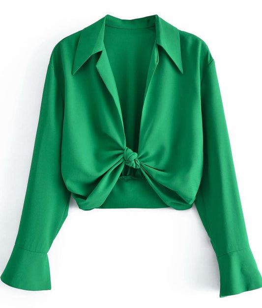 SEXY GREEN SHIRT
