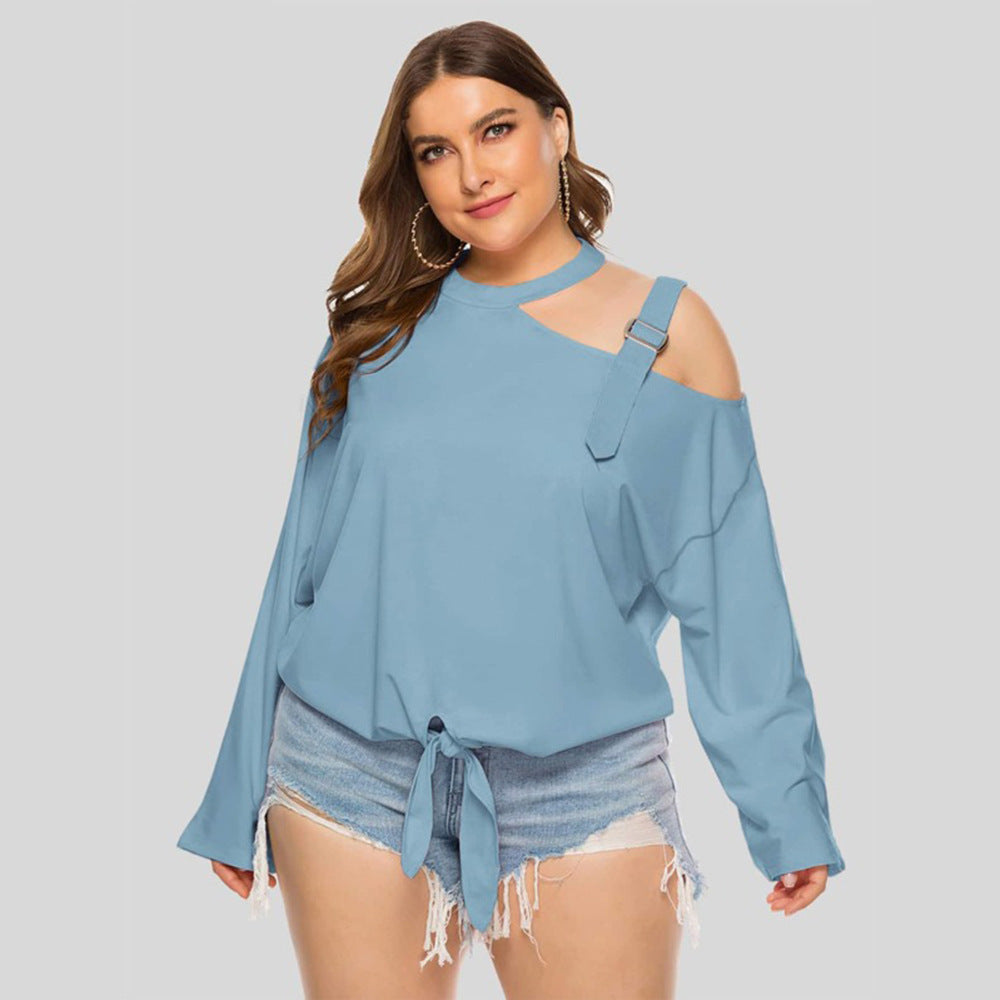 Trendy Cold Shoulder Top