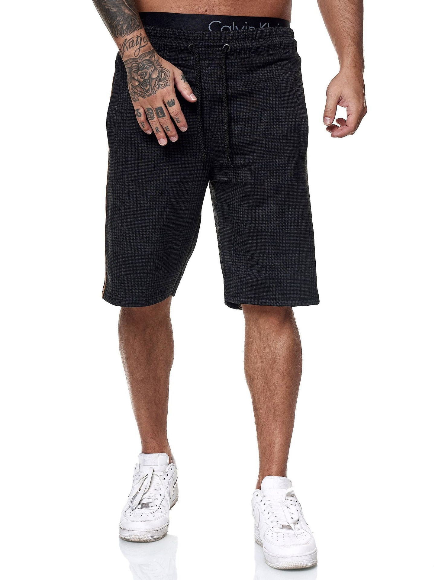 Plaid Casual Men's Shorts