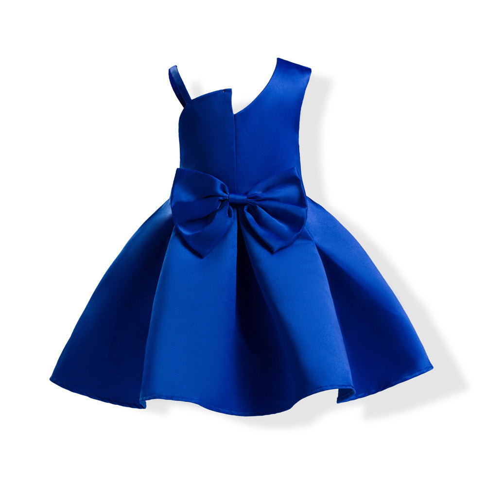 One shoulder Satin Dress