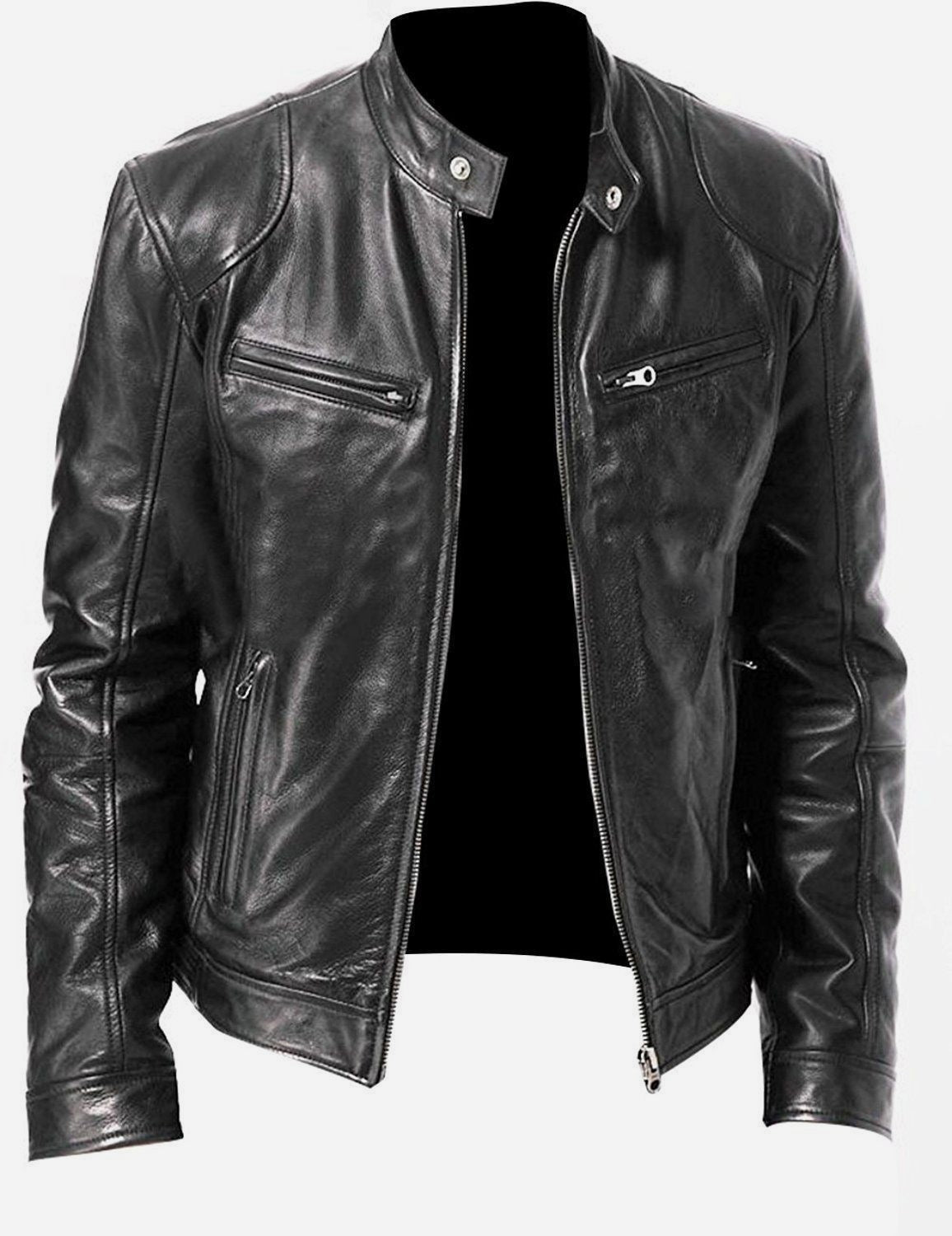 Leather Moto Jacket